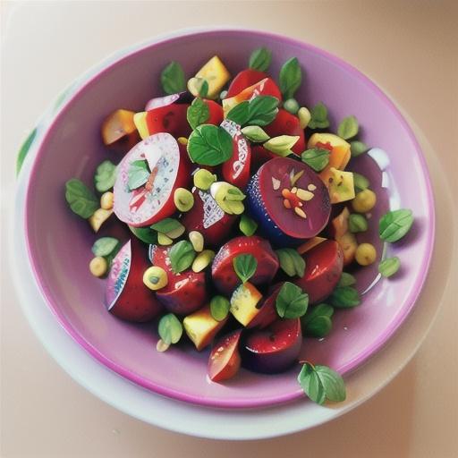 Beetroot, watercress and radish salad with spiced seeds recipe