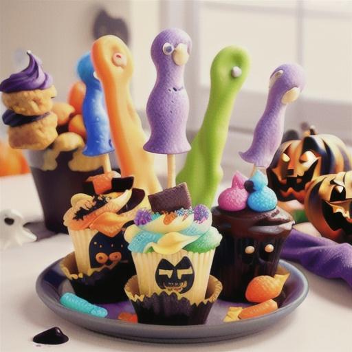 Halloween Cookie Cups
