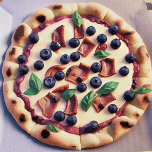 Mini Blueberry Naan Flatbreads