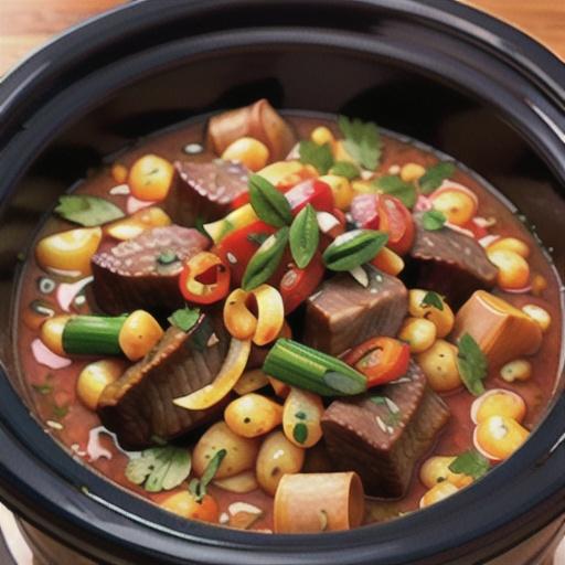 Beef Stifado in the Slow Cooker