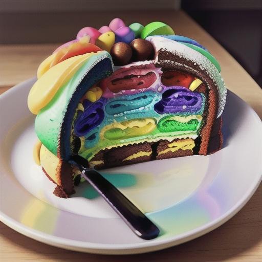 Rainbow Bundt® Cake