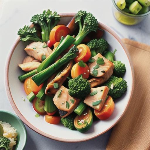 Thai-style chicken mince with broccolini
