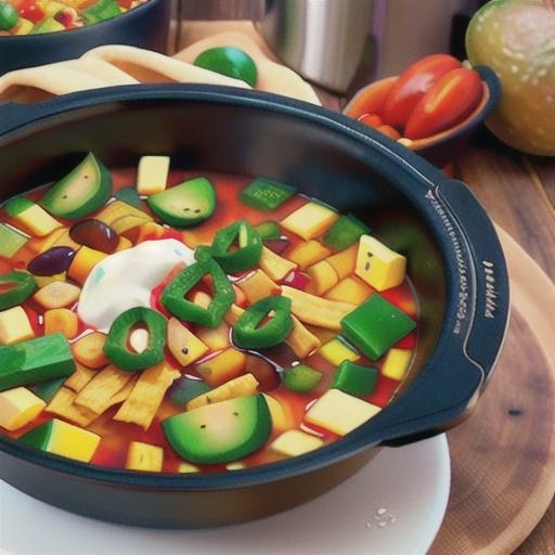 Instant Pot® Chicken and Tortilla Soup
