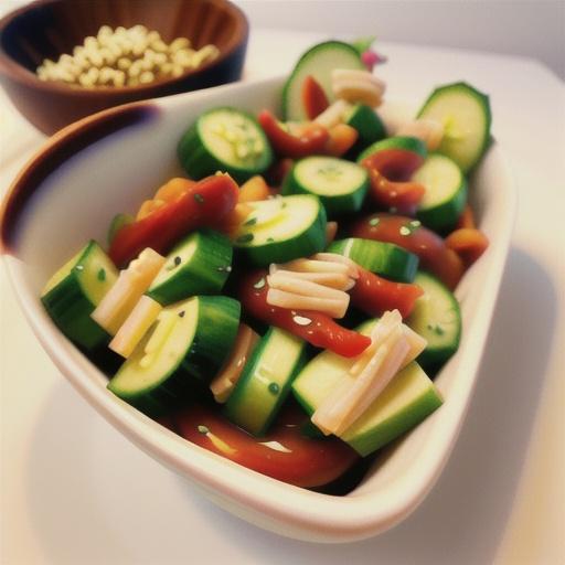Mom's Spicy Cucumber Kimchee