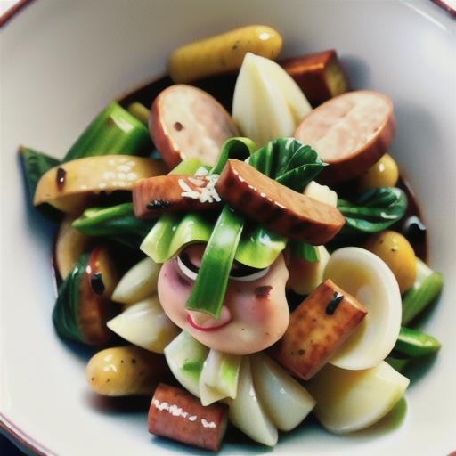 Sausage and Bok Choy Stir-Fry