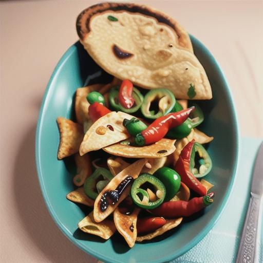 Posh chilli with tortilla crisps