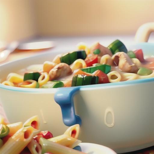 2-Step Creamy Chicken and Pasta