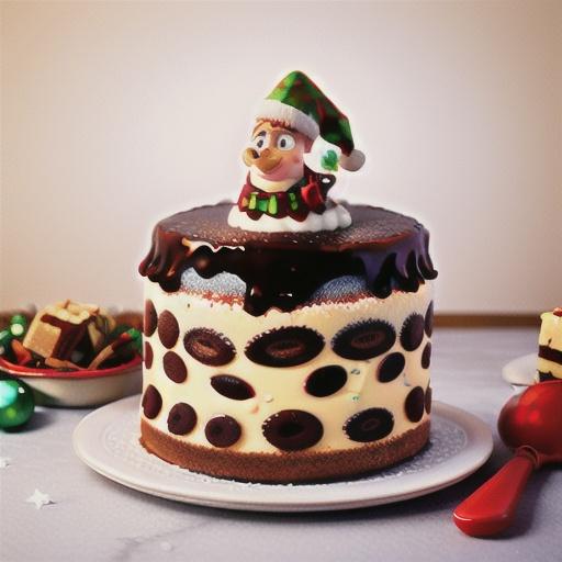 Tiramisu Christmas cake