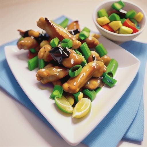 Air-Fried Sweet and Sour Chicken Wings