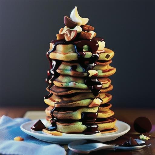 Easy choc-hazelnut pancakes recipe
