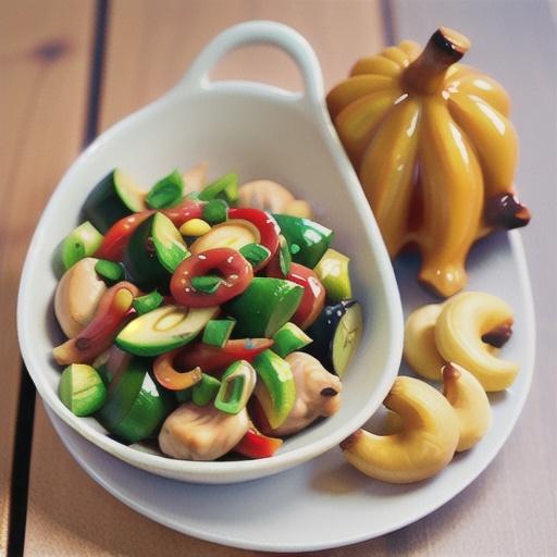 Honey-soy chicken stir-fry with cashews