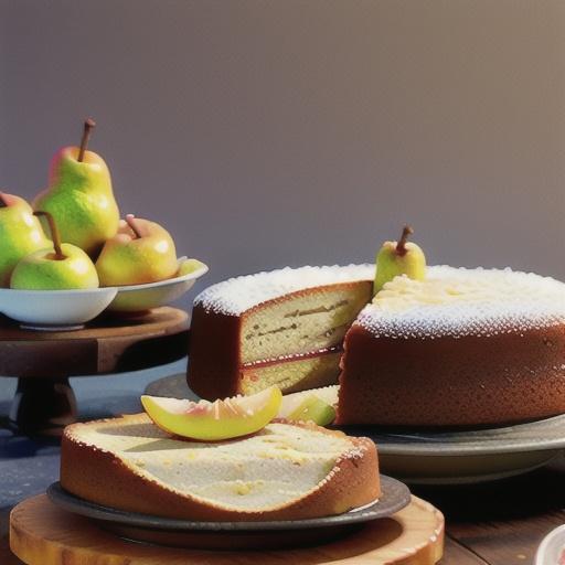 Fabulously Sweet Pear Cake