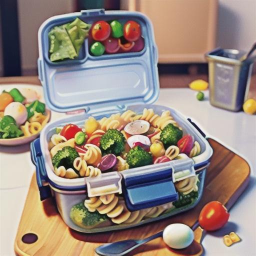 Lunchbox Broccoli and Ham Salad