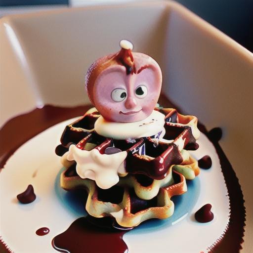 Gluten-Free Chocolate Chip Cookie Waffles