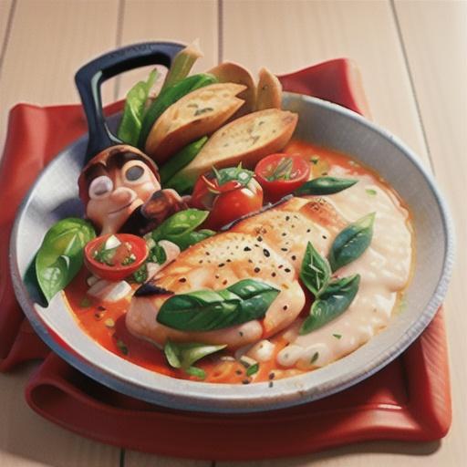 Hearty Tomato Skillet Chicken Parmigiana