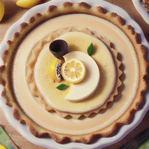 Lemon Pie with Rice Chex Crust