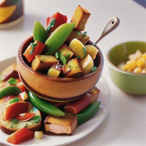 Sweet and sour crumbed pork