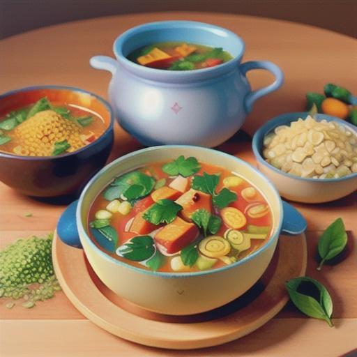Fragrant Red Lentil and Rainbow Chard Soup