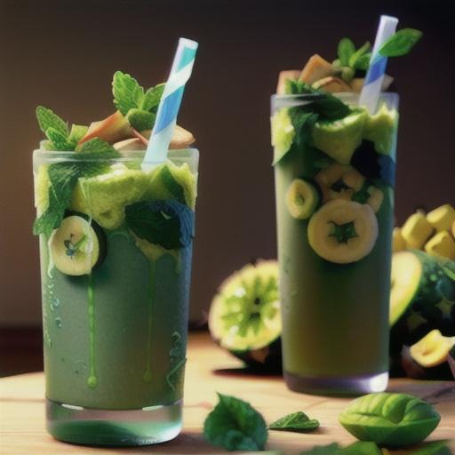 Green Power Mojito Smoothie