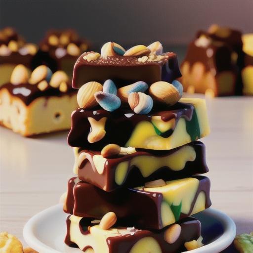 Easy Nutty Fudge Bars