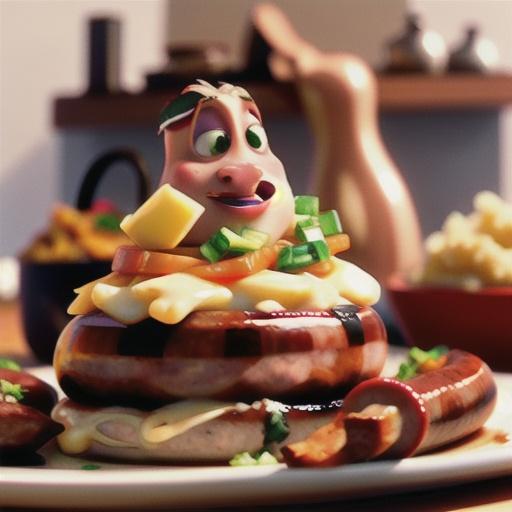 Pork Sausages with Caramelized Onion Sauce