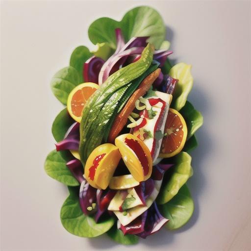 Snapper with radicchio & witlof salad