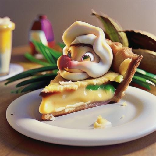 Impossible Eggnog Coconut Pie