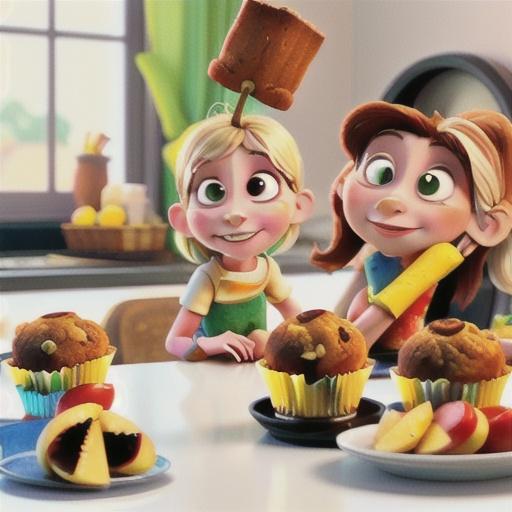 Basic cinnamon apple muffins