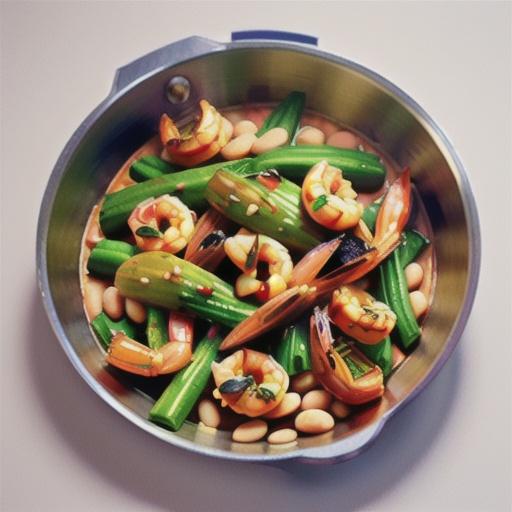 White Bean, Tomato, and Shrimp Skillet Dinner
