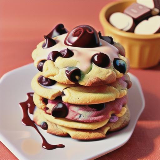 Raspberry Chocolate Cookies