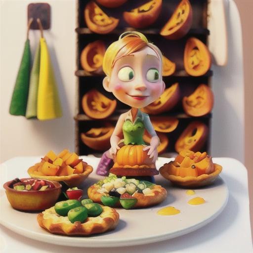 Roast vegie free-form pies