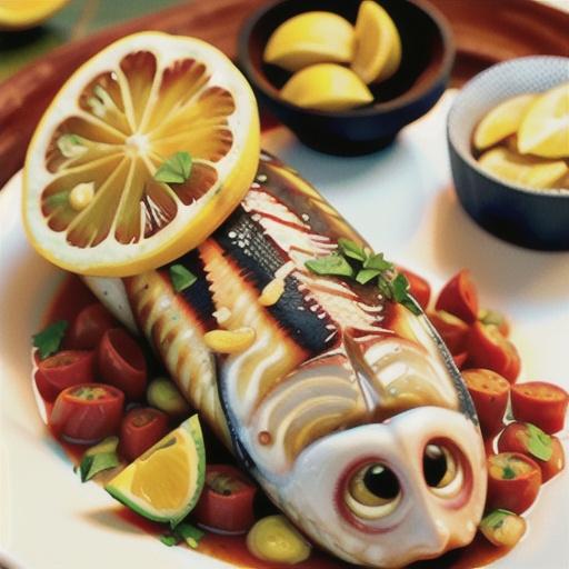 Broiled Spanish Mackerel