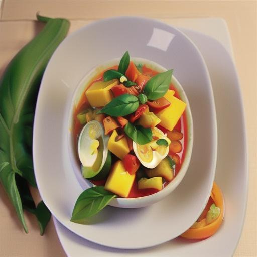 Mango & tomato curry