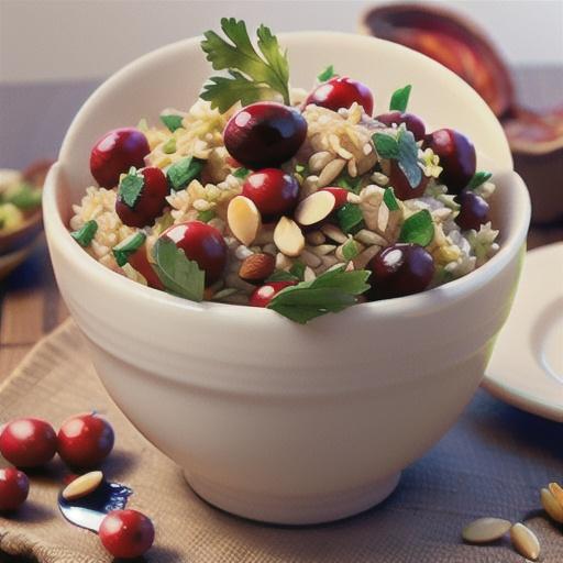 Cranberry and Almond Rice Pilaf