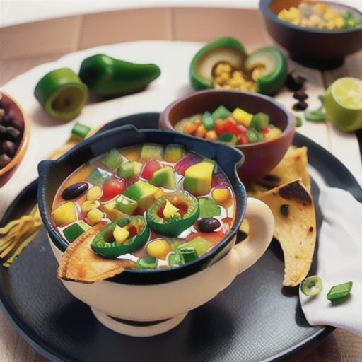 Vegetarian Tortilla Soup