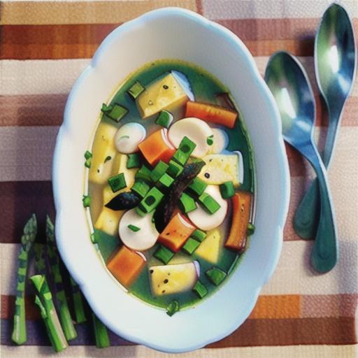 Garlic Asparagus Soup