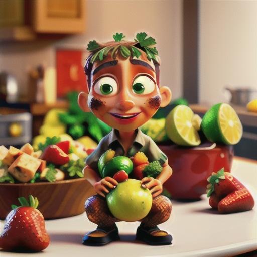 Cilantro-Lime Grilled Chicken with Strawberry Salsa