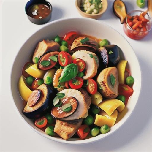 Super-easy chicken cacciatore