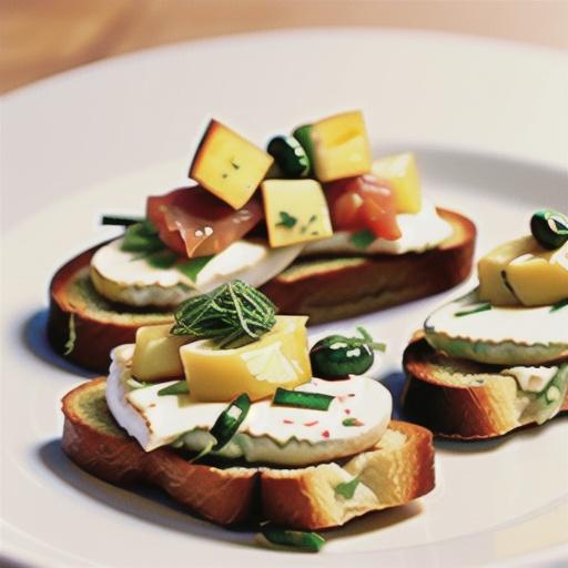 Smoked Salmon and Goat Cheese Toasts