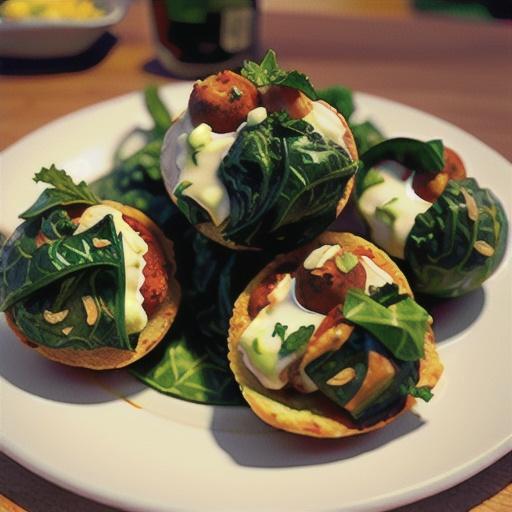Delicious Herbed Spinach and Kale Balls