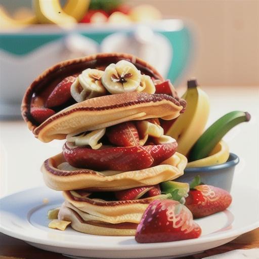 Strawberry-Banana Crepes