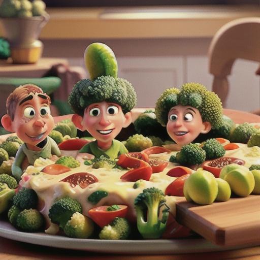 Broccoli Cheese Layer Bake