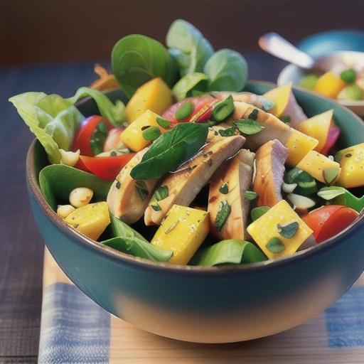Chicken and mango salad
