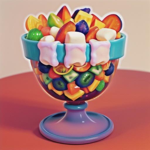 Marshmallow and Fruit Salad