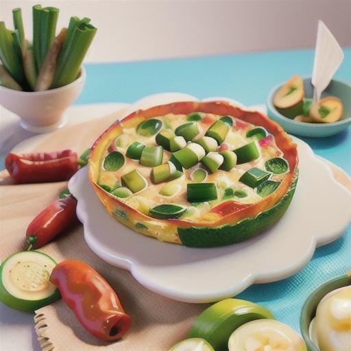 Chorizo, leek and potato frittata