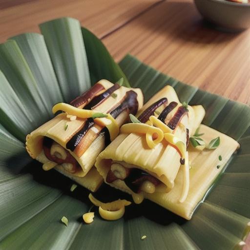 Vegetarian Banana Leaf Tamales
