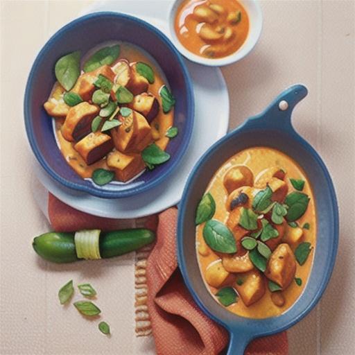 Reduced-fat butter chicken