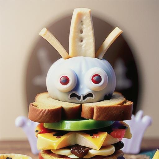 Cookie Cutter Halloween Sandwiches