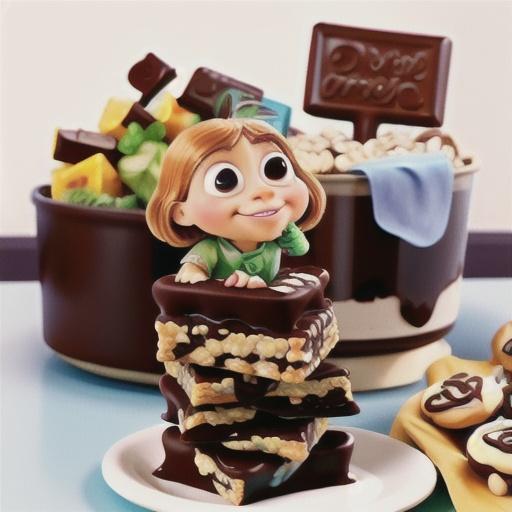 Chewy Chocolate-Oat Bars