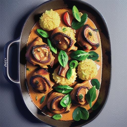 Crispy Curried Chicken Thighs With Wilted Greens